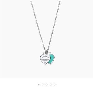 Tiffany & Co double heart necklace